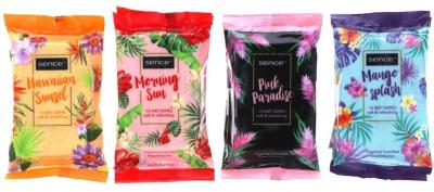 lingettes humides parfumées mains et visage 