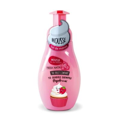 savon mousse pour les mains fraise chantilly