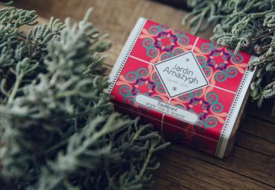 savon à l'argile rose et lavande